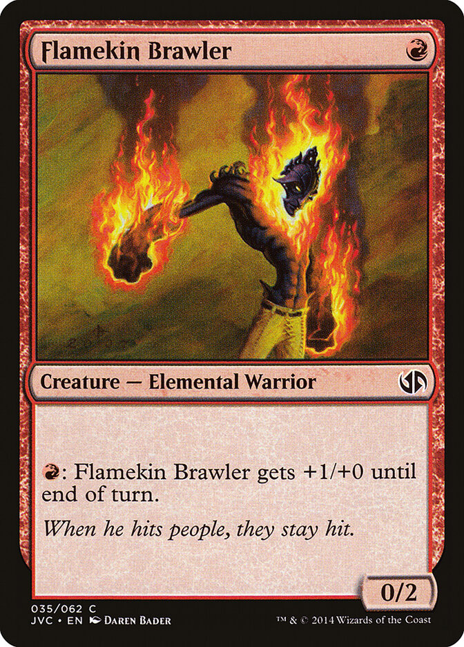 Flamekin Brawler, Duel Decks Anthology: Jace vs. Chandra · 035/062