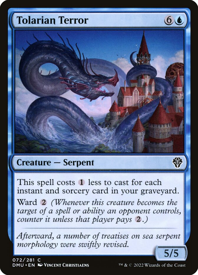 Tolarian Terror, Dominaria United · 072/281