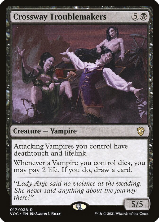 Crossway Troublemakers, Crimson Vow Commander · 017/038