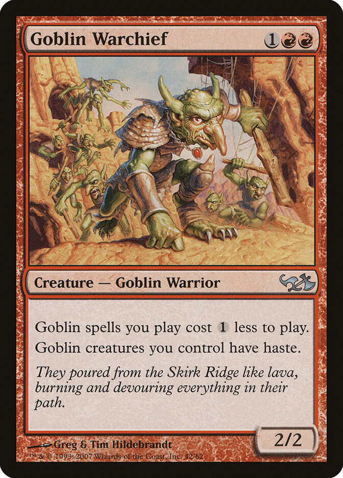 Goblin Warchief, Duel Decks: Elves vs. Goblins · 42/62