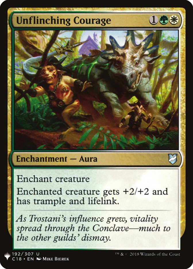 Unflinching Courage, The List · c18-192