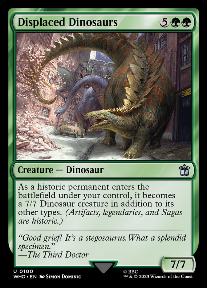 Displaced Dinosaurs, Doctor Who · 0100