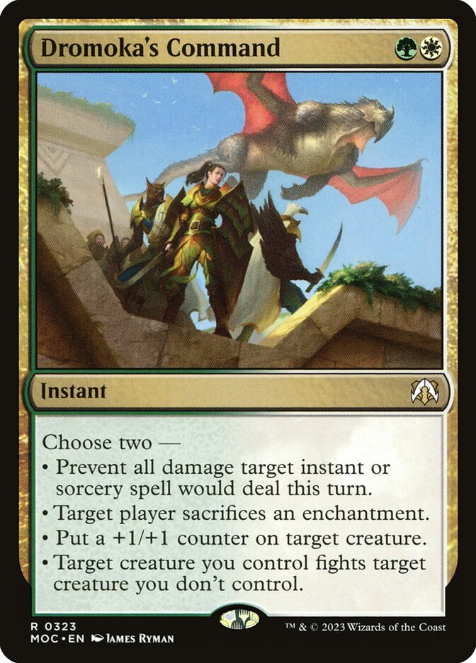 Dromoka's Command, March of the Machine Commander · 0323