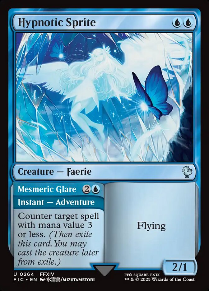 Hypnotic Sprite // Mesmeric Glare, Final Fantasy Commander · 0264