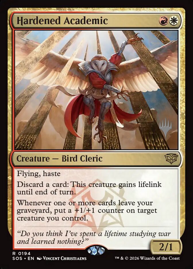 Hardened Academic, Secrets of Strixhaven Promos · 0194