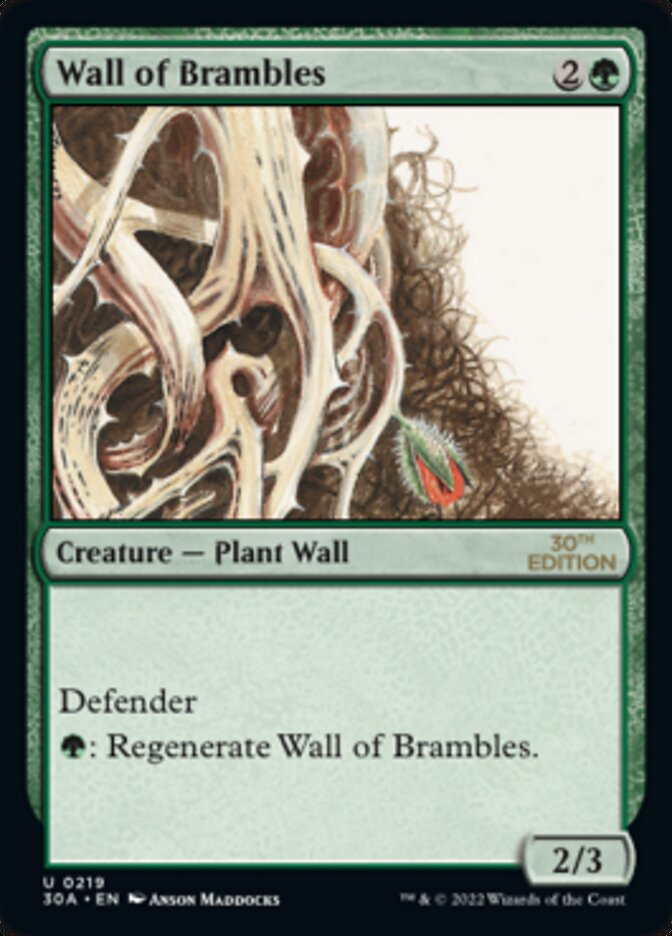 Wall of Brambles, 30th Anniversary Edition · 219/594