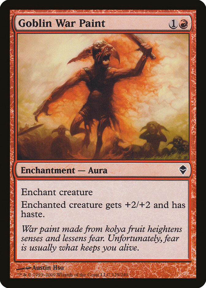 Goblin War Paint, Zendikar · 129/249