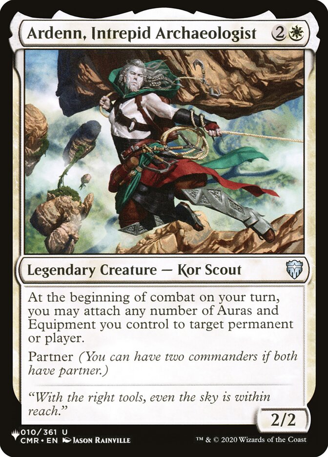 Ardenn, Intrepid Archaeologist, The List · cmr-10