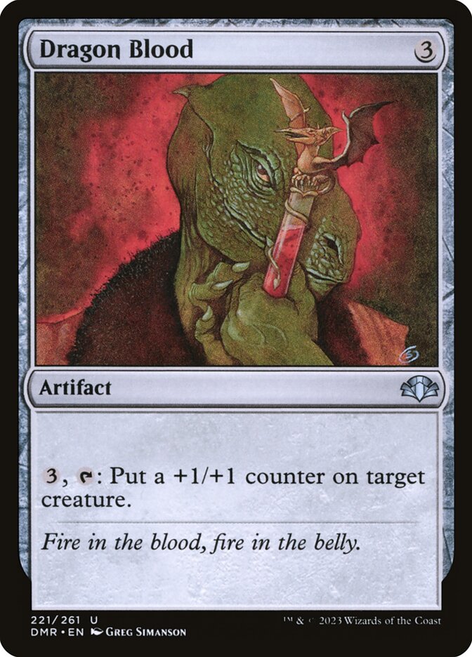 Dragon Blood, Dominaria Remastered · 221/261