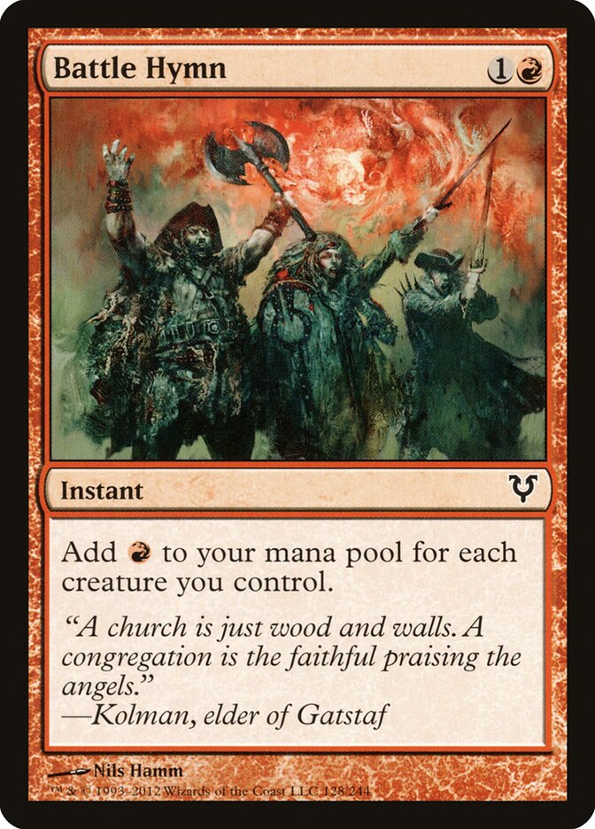 Battle Hymn, Avacyn Restored · 128/244