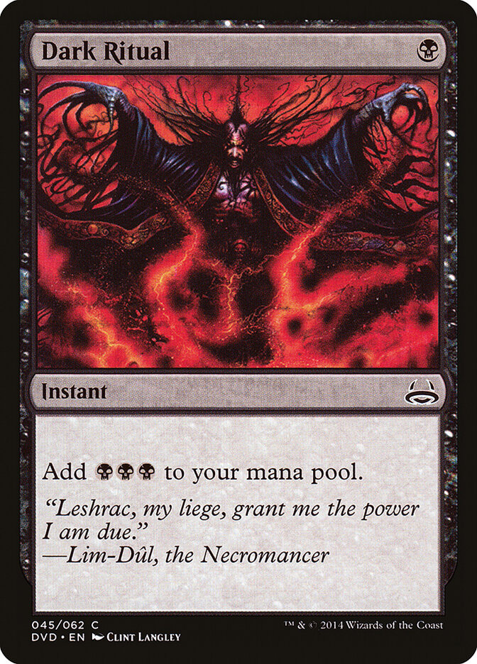 Dark Ritual, Duel Decks Anthology: Divine vs. Demonic · 045/062