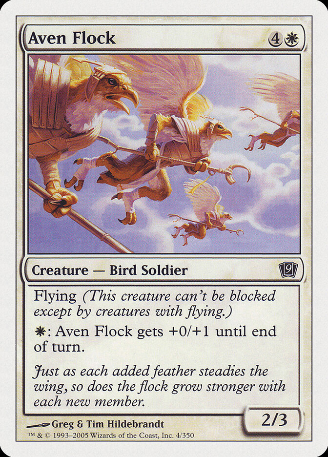 Aven Flock, Ninth Edition · 4/350