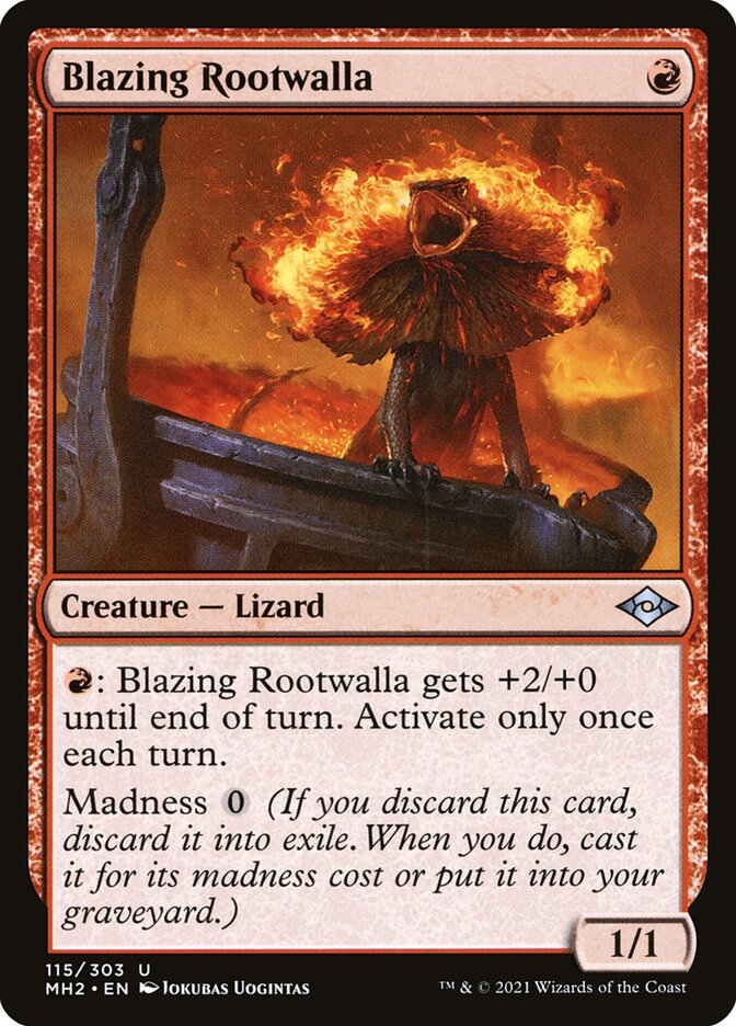 Blazing Rootwalla, Modern Horizons 2 · 115/303