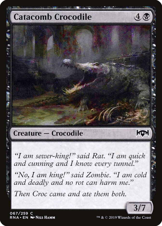Catacomb Crocodile, Ravnica Allegiance · 067/259