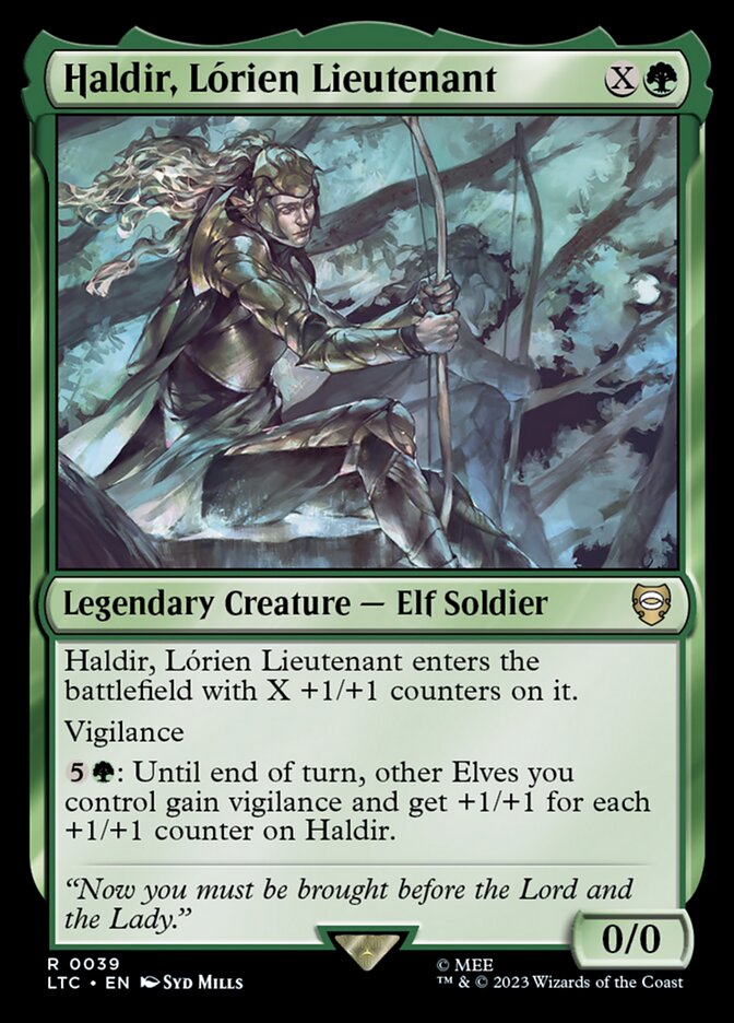 Haldir, Lórien Lieutenant, Tales of Middle-earth Commander · 0039