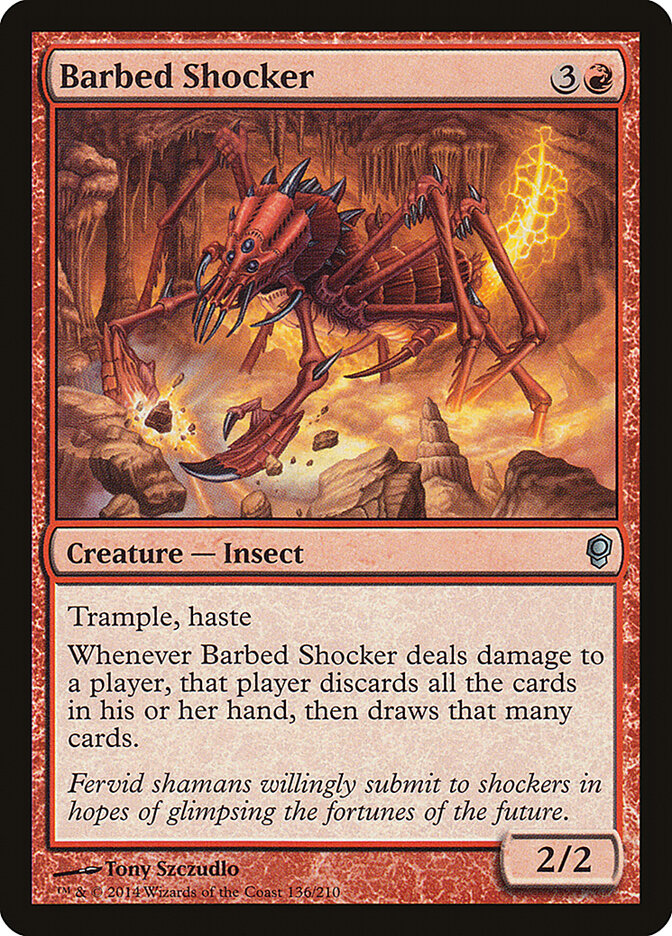 Barbed Shocker, Conspiracy · 136/210
