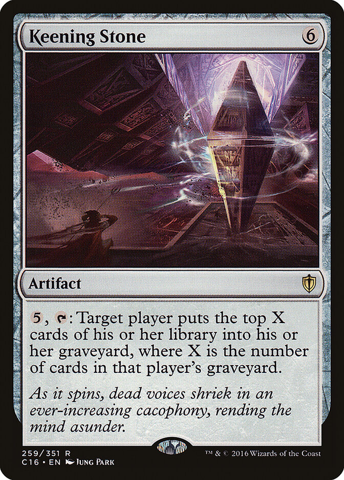 Keening Stone, Commander 2016 · 259/351