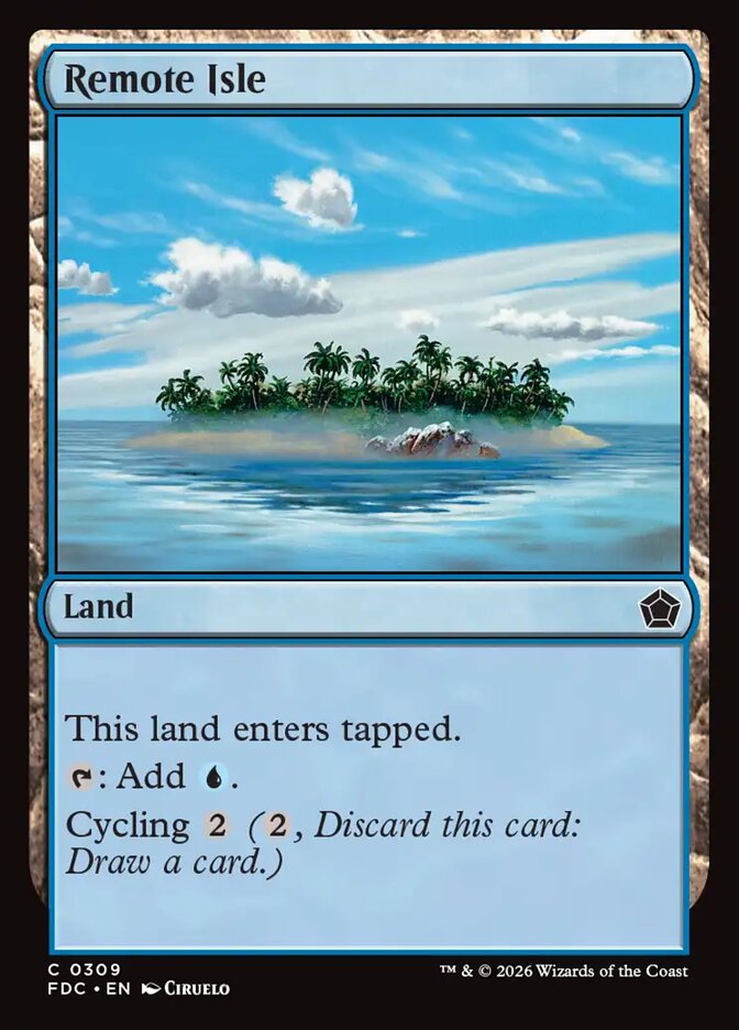 Remote Isle, Foundations Commander · 0309