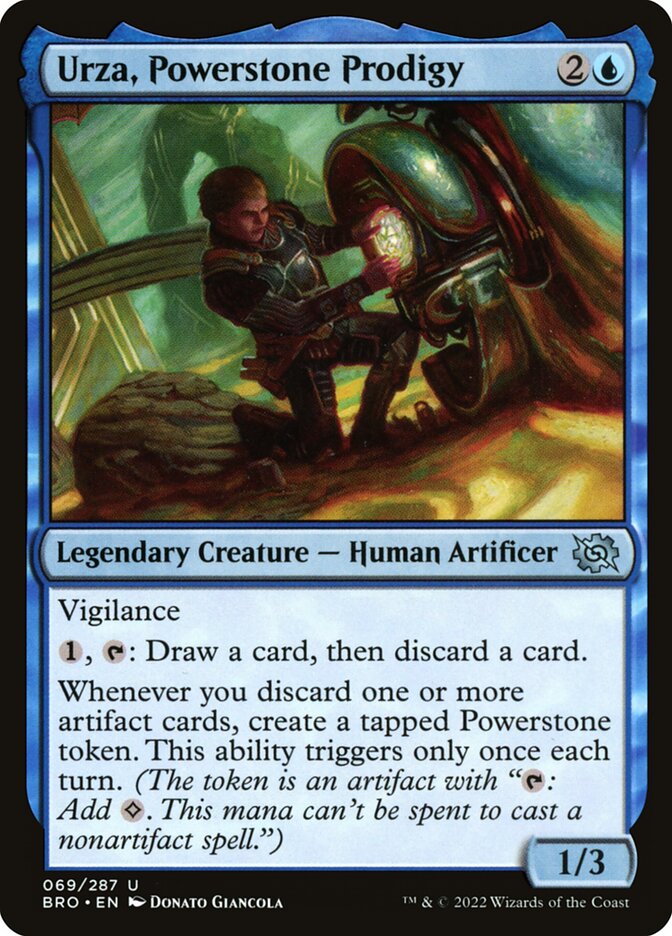 Urza, Powerstone Prodigy, The Brothers' War · 069/287