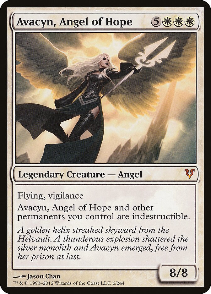 Avacyn, Angel of Hope, Open the Helvault · 6/6