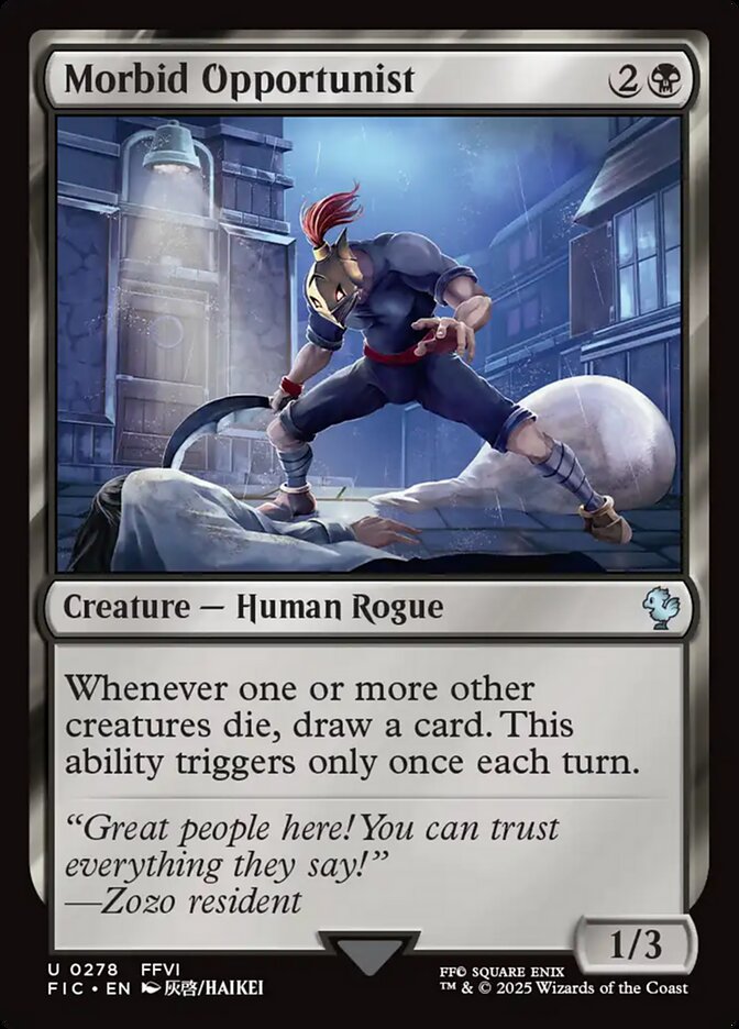 Morbid Opportunist, Final Fantasy Commander · 0278