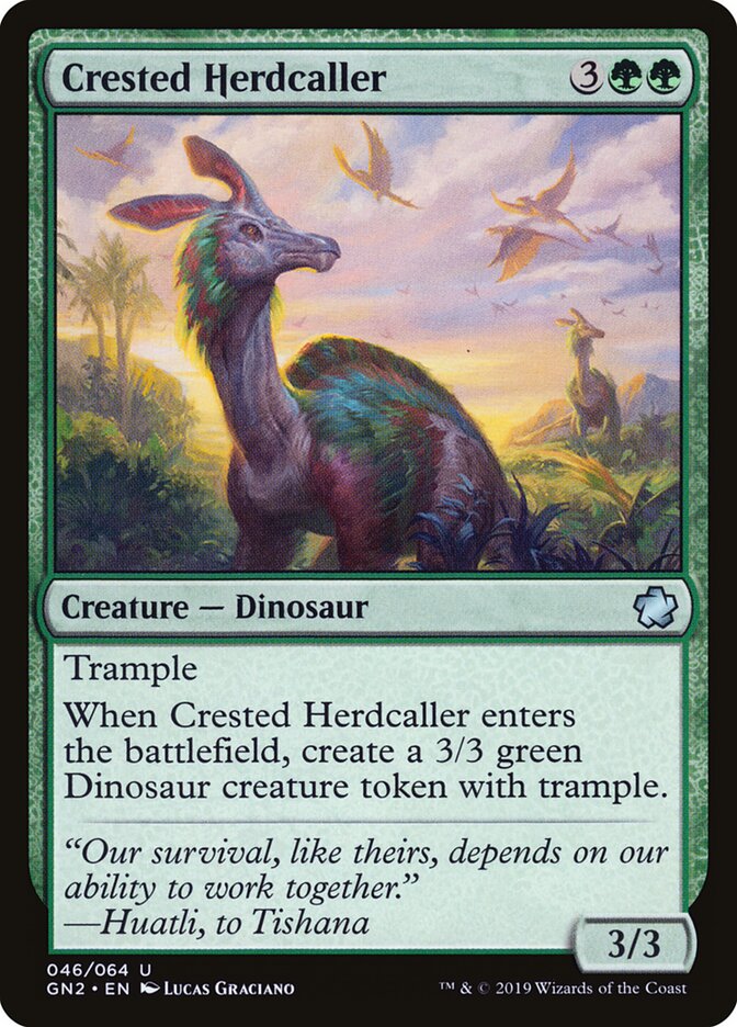 Crested Herdcaller, Game Night 2019 · 046/064