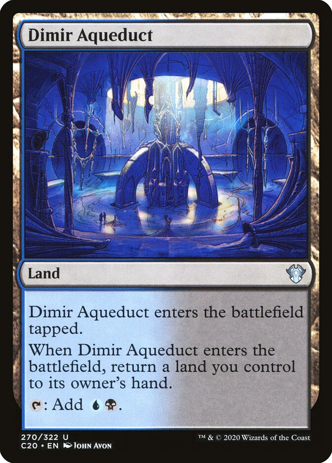 Dimir Aqueduct, Commander 2020 · 270/322