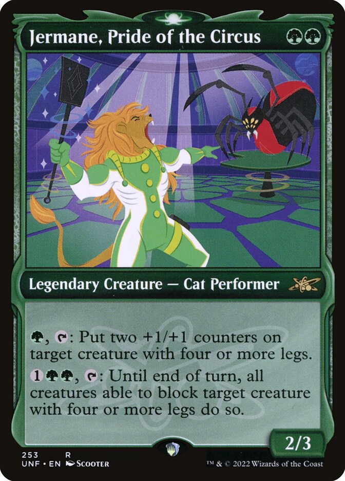 Jermane, Pride of the Circus, Unfinity · 253
