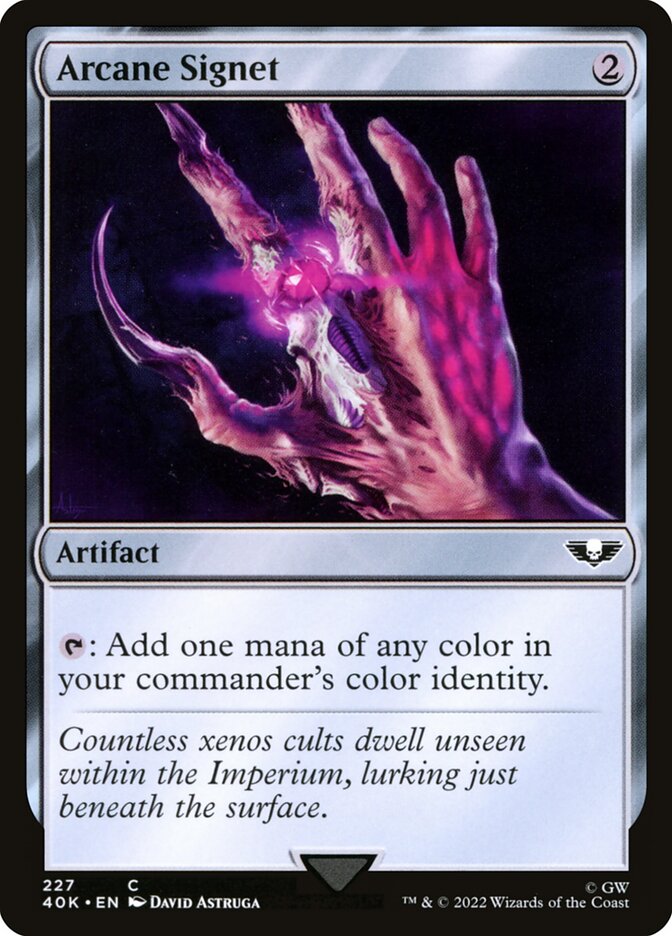 Arcane Signet, Warhammer 40,000 Commander · 227/617
