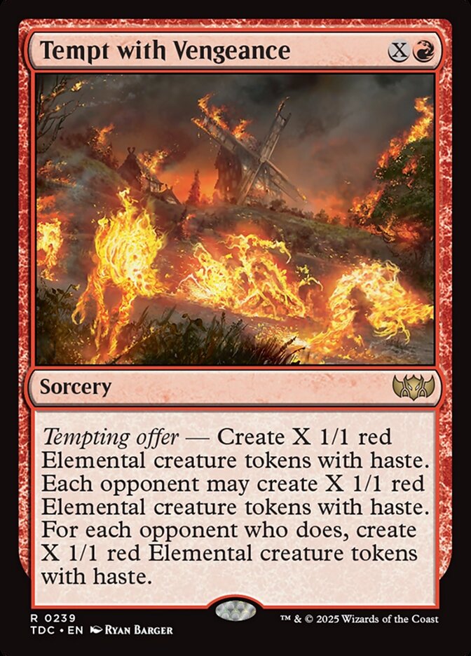 Tempt with Vengeance, Tarkir: Dragonstorm Commander · 0239