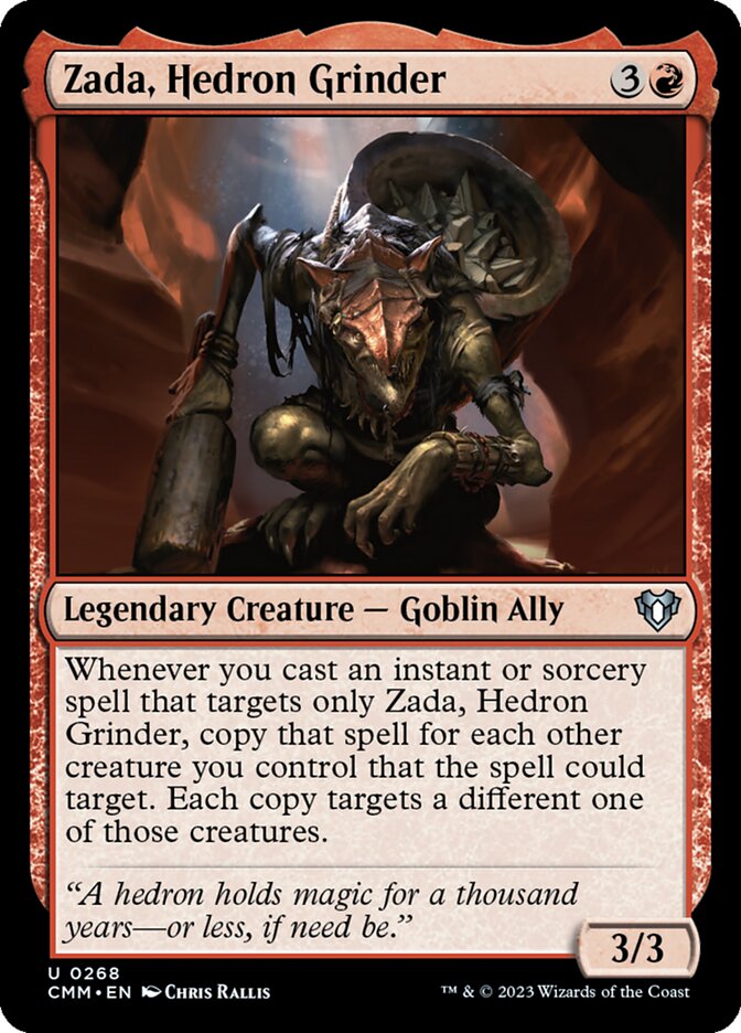 Zada, Hedron Grinder, Commander Masters · 0268