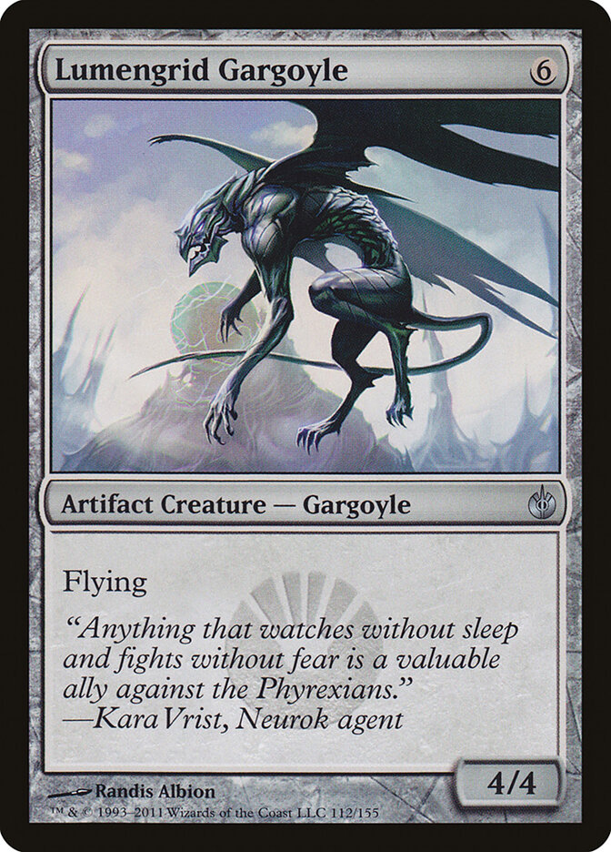 Lumengrid Gargoyle, Mirrodin Besieged · 112/155