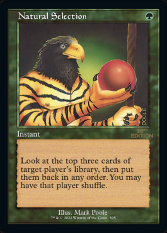 Natural Selection, 30th Anniversary Edition · 505/594