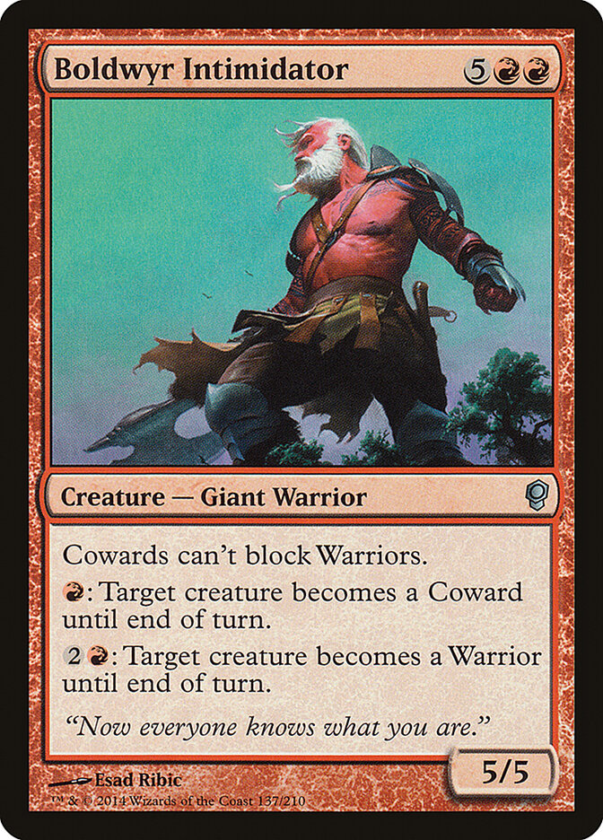 Boldwyr Intimidator, Conspiracy · 137/210