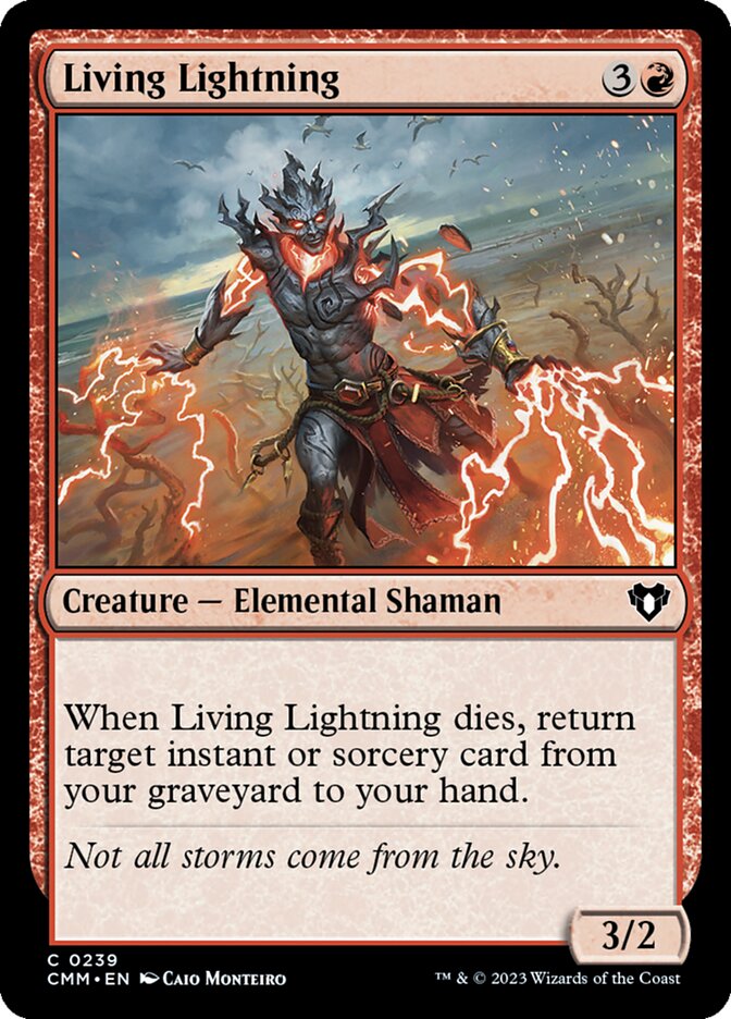 Living Lightning, Commander Masters · 0239