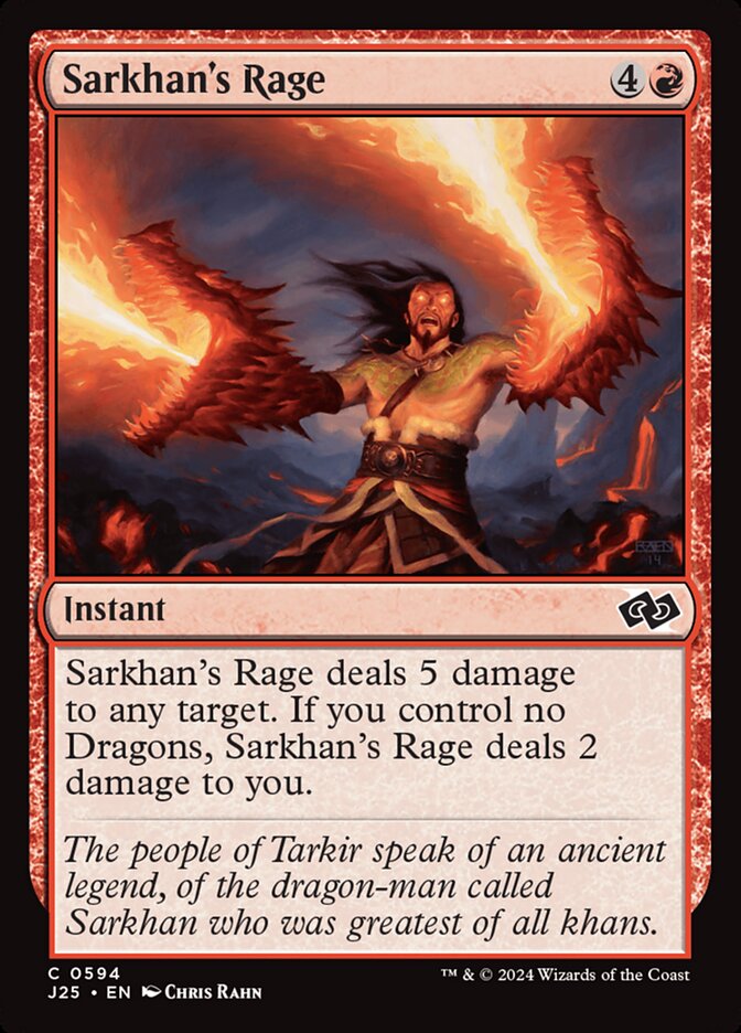 Sarkhan's Rage, Foundations Jumpstart · 0594
