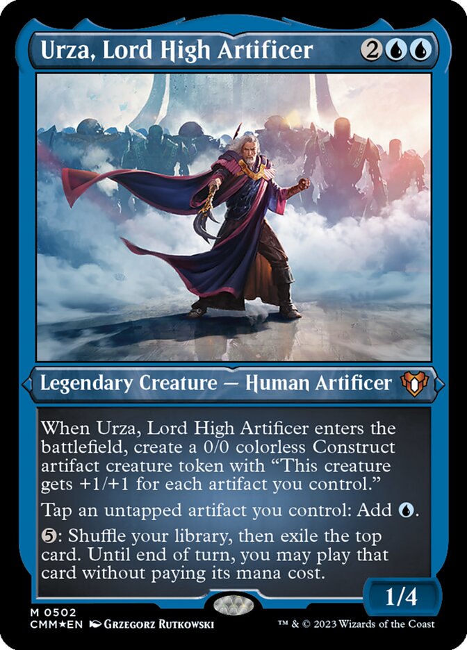 Urza, Lord High Artificer, Commander Masters · 0502