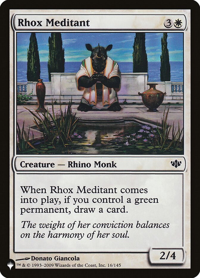 Rhox Meditant, The List · con-16