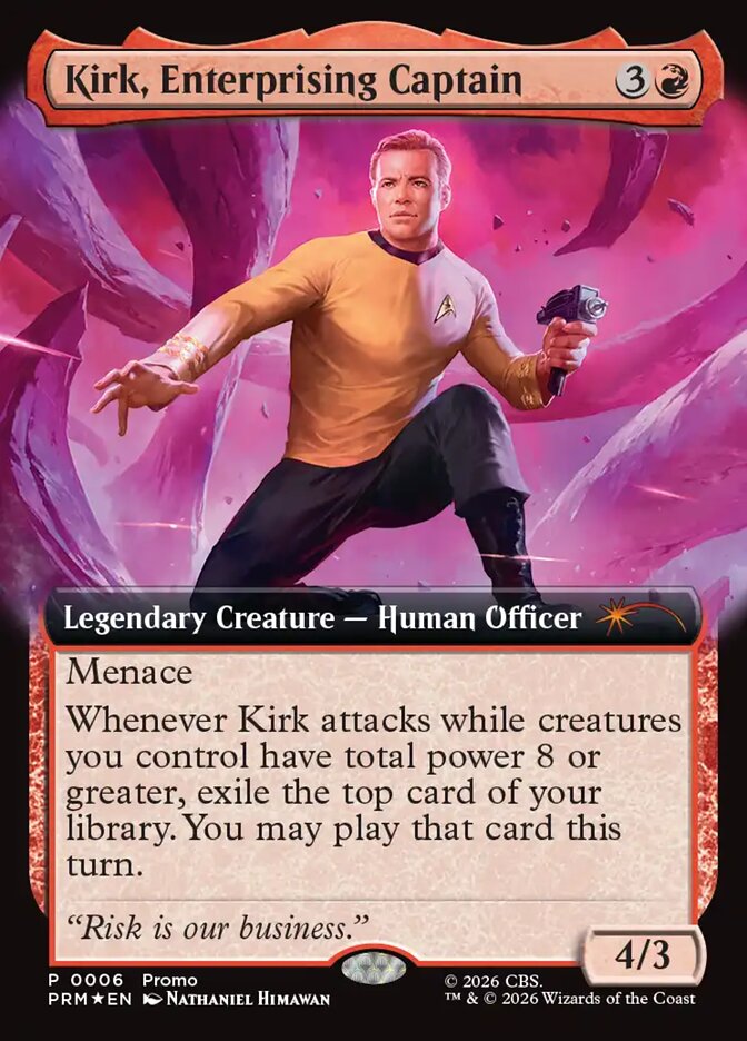 Kirk, Enterprising Captain, URL/Convention Promos · 2026-2