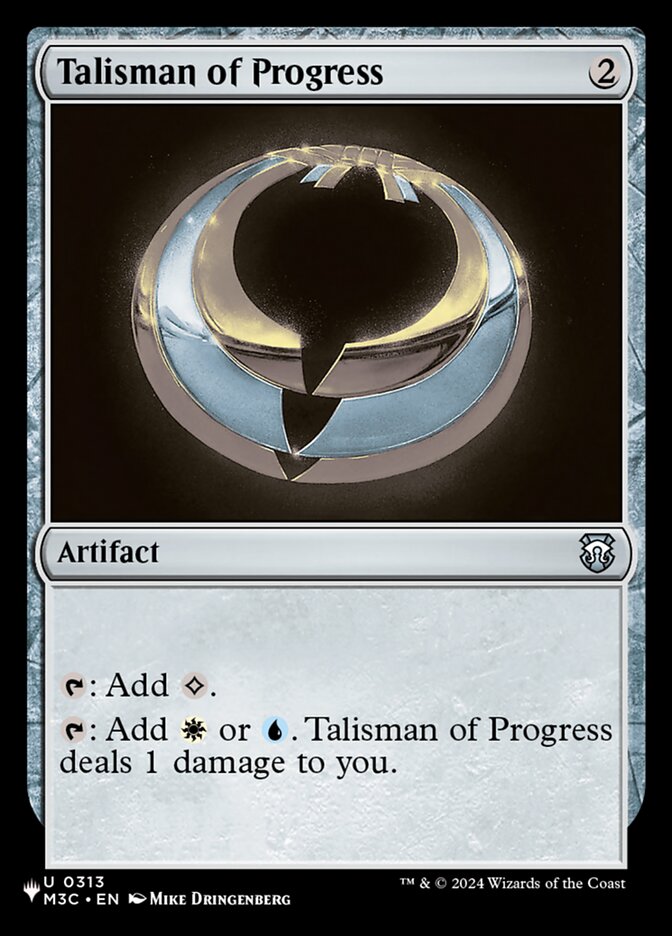 Talisman of Progress, The List · m3c-313