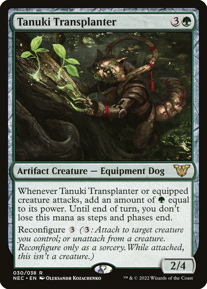 Tanuki Transplanter, Neon Dynasty Commander · 030/038