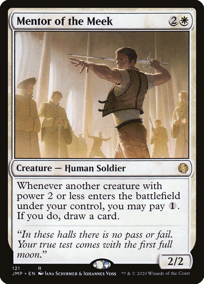 Mentor of the Meek, Jumpstart · 121