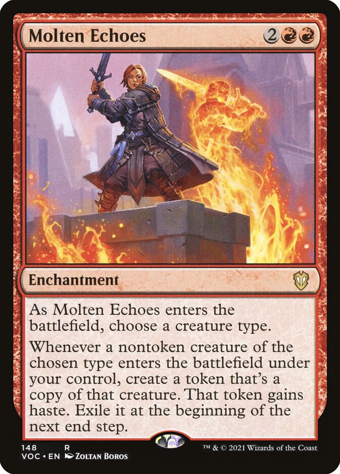 Molten Echoes, Crimson Vow Commander · 148