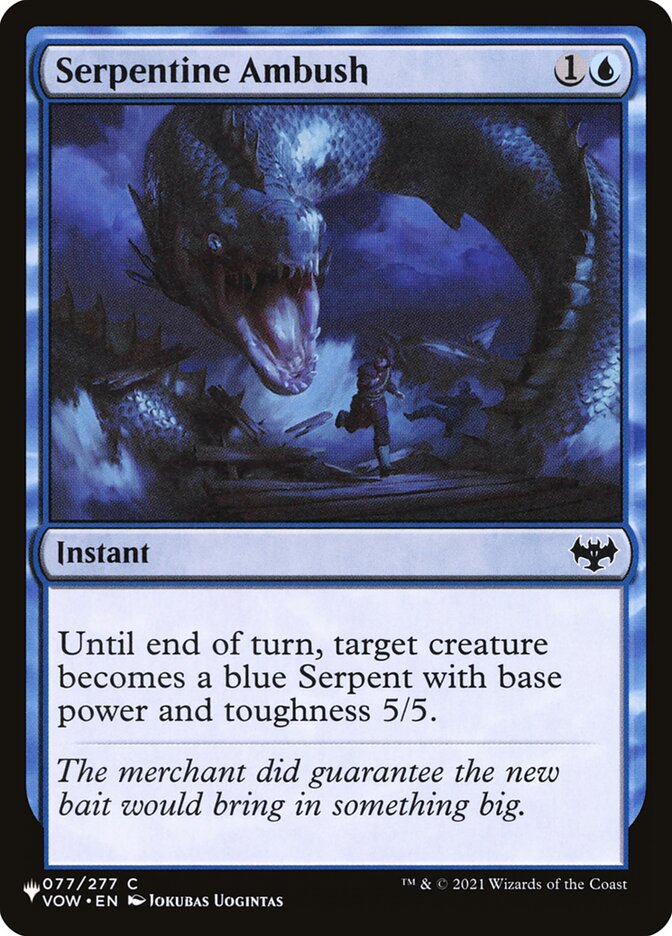 Serpentine Ambush, The List · vow-77