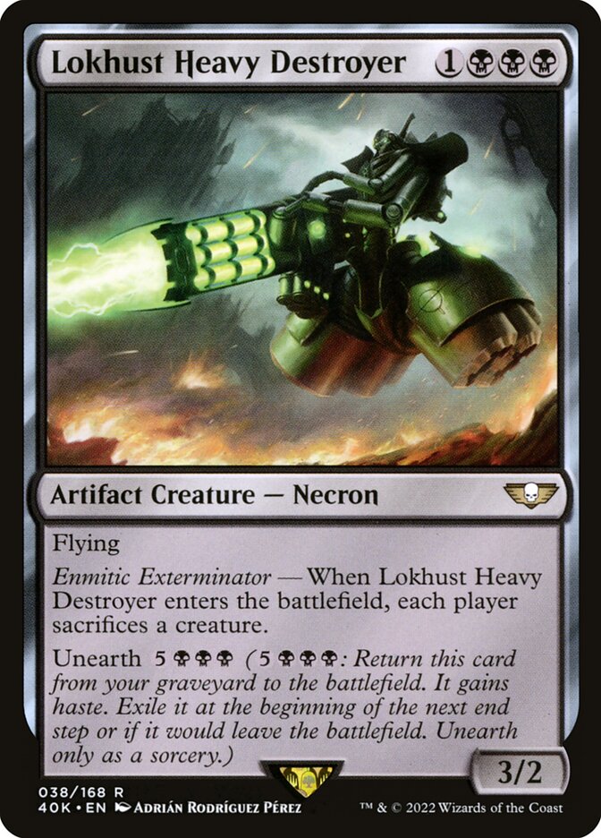 Lokhust Heavy Destroyer, Warhammer 40,000 Commander · 038/617