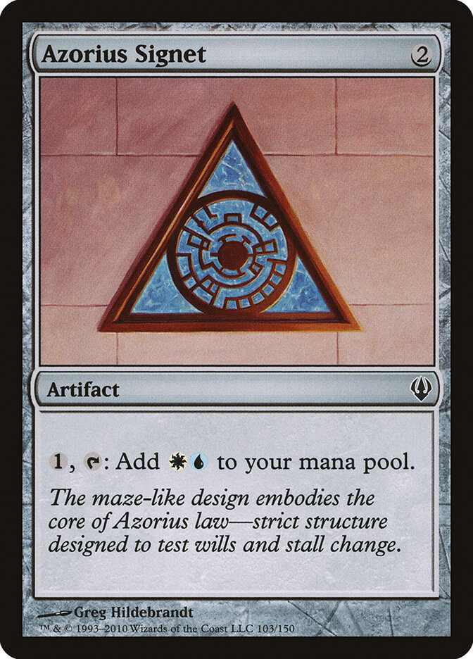 Azorius Signet, Archenemy · 103/150