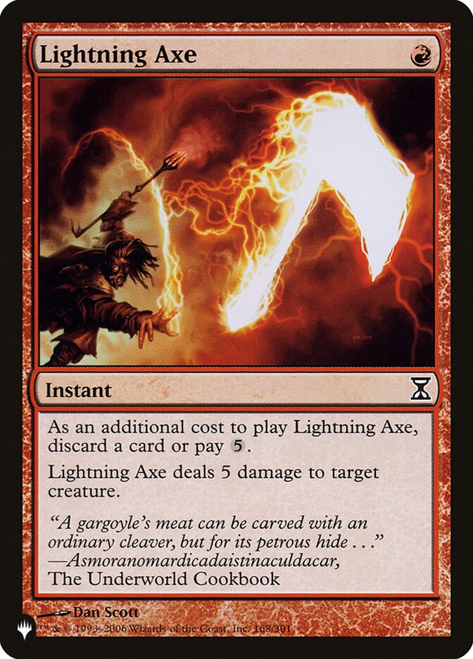 Lightning Axe, The List · tsp-168