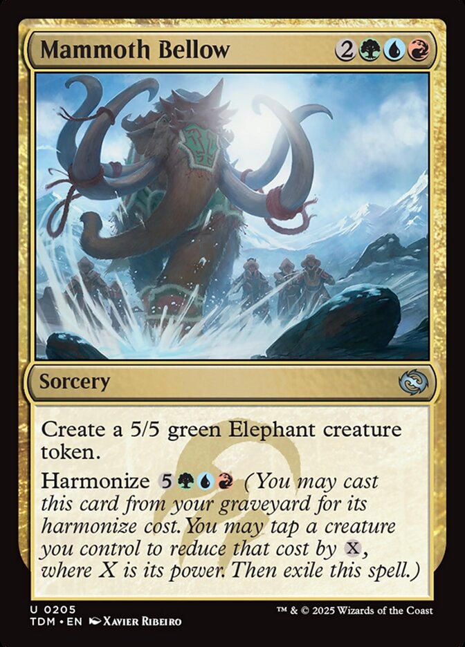 Mammoth Bellow, Tarkir: Dragonstorm · 0205