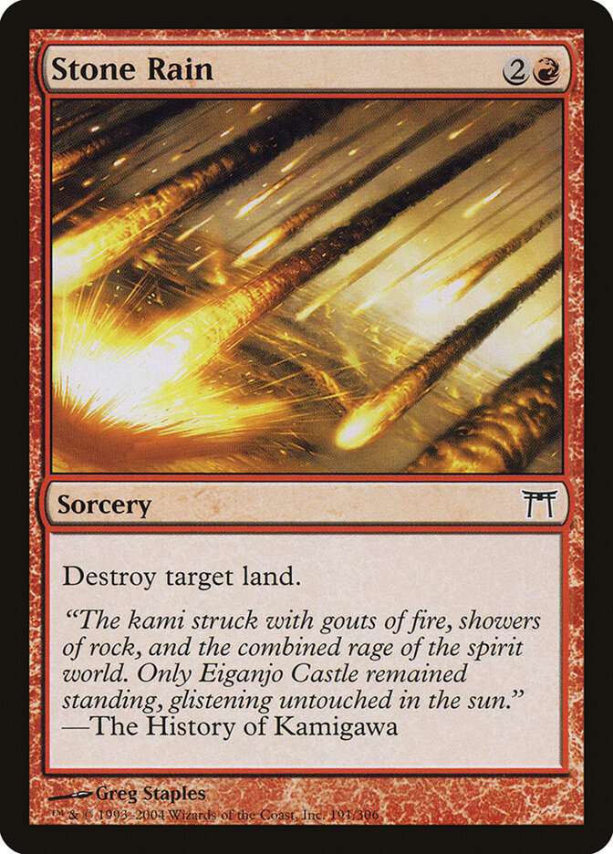Stone Rain, Champions of Kamigawa · 191/306