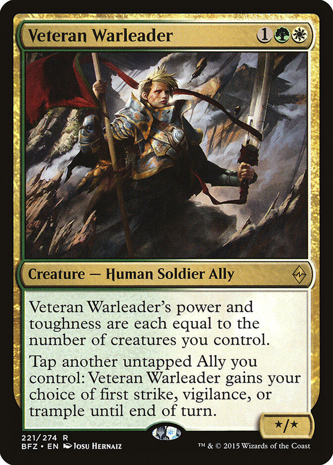 Veteran Warleader, Battle for Zendikar · 221/274